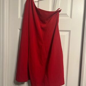 Elegant Red Women's Skirt